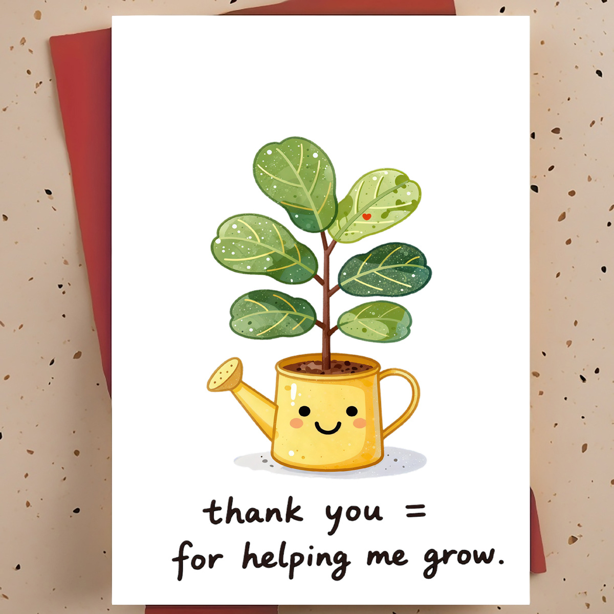 Parent Of Plant - 1 Sweet and Warm Thank-you Card