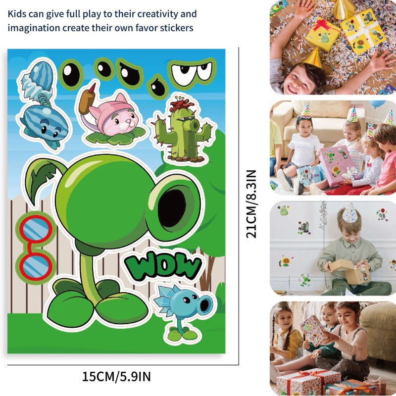 Plants Vs. Zombies Cute Cartoo - огляд і ціна Plant Parent Sticker