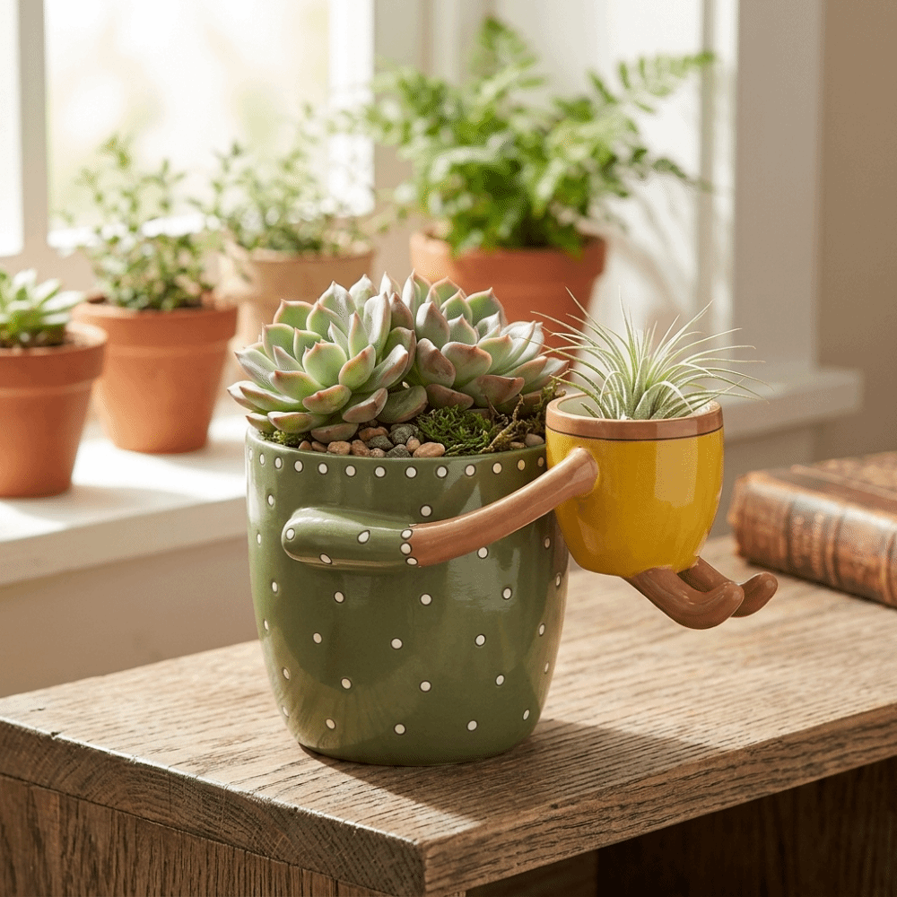 Resin Parent-child Flowerpot w - огляд і ціна Parent Of Plant